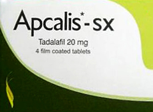 Apcalis SX 20mg (Ajantha Pharma) 4pill in 1 box