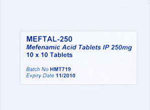 MEFTAL 250mg  100 Tab
