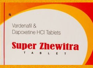 Super Zhewitra 20mg 60mg 4 pills in 1 box