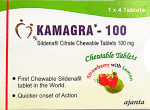 Kamagra Polo (Ajanta Pharma) 4pill blister pack in 1 box 100mg
